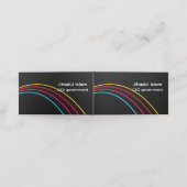 Aangepast modern professioneel Visitekaartje Klantenkaartje (Buitenkant ongevouwen)