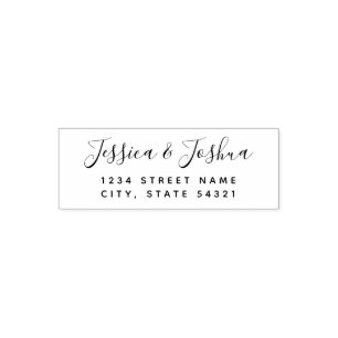 Aangepast modern retouradres  zelfinktende stempel