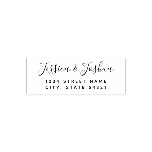 Aangepast modern retouradres  zelfinktende stempel (Design)