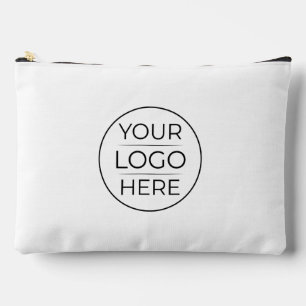 Aangepast modern rond bedrijfslogo etui