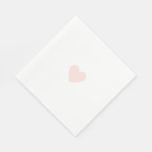 Aangepast Modern Roze Hart Servet (Hoek)