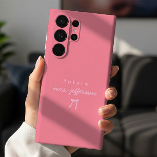 Aangepast Modern Script Bruid   Bachelorette Feest Case-Mate iPhone 14 Plus Hoesje