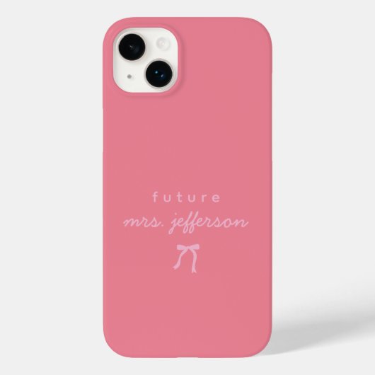 Aangepast Modern Script Bruid | Bachelorette Feest Case-Mate iPhone Case (Achterkant)
