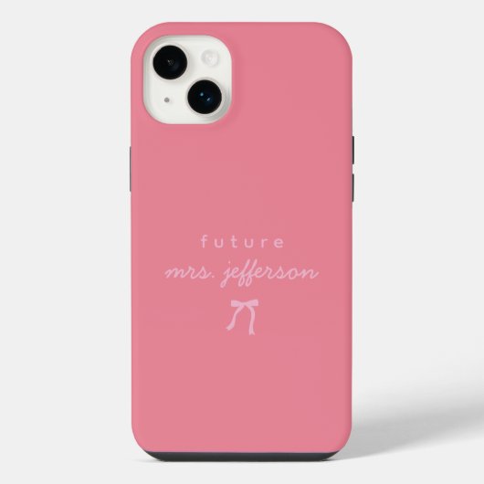 Aangepast Modern Script Bruid | Bachelorette Feest iPhone Hoesje (Achterkant)