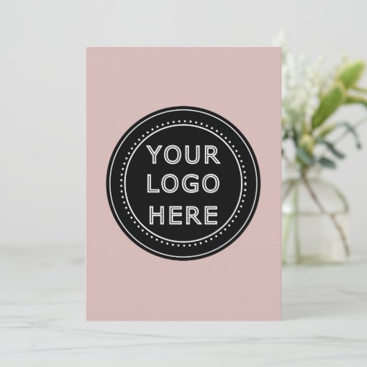 Aangepast modern, stijlvol & elegant kaart (Staand voorkant)