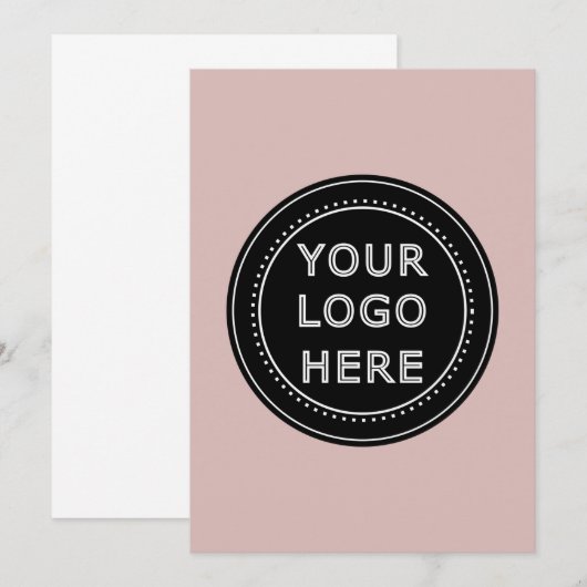 Aangepast modern, stijlvol en elegant kaart (Voorkant / Achterkant)