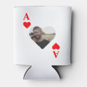 Aangepast, modern, uniek pokerfotomonogram blikjeskoeler (Voorkant)