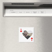 Aangepast, modern, uniek pokerfotomonogram magneet (Insitu (Vaatwasser))