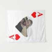 Aangepast, modern, uniek pokerfotomonogram wandkleed (Voorkant (horizontaal))