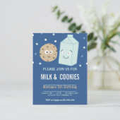 Aangepast modern verjaardagsfeest uitnodiging briefkaart (Staand voorkant)