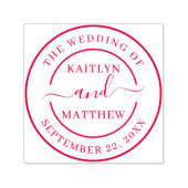 Aangepast moderne bruiloft-uitnodiging zelfinktende stempel (Design)