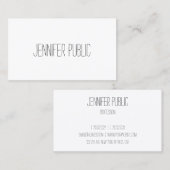 Aangepast, moderne, handgeschreven Sjabloon, eenvo Visitekaartje (Voorkant / Achterkant)