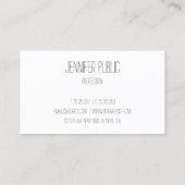 Aangepast, moderne, handgeschreven Sjabloon, eenvo Visitekaartje (Achterkant)