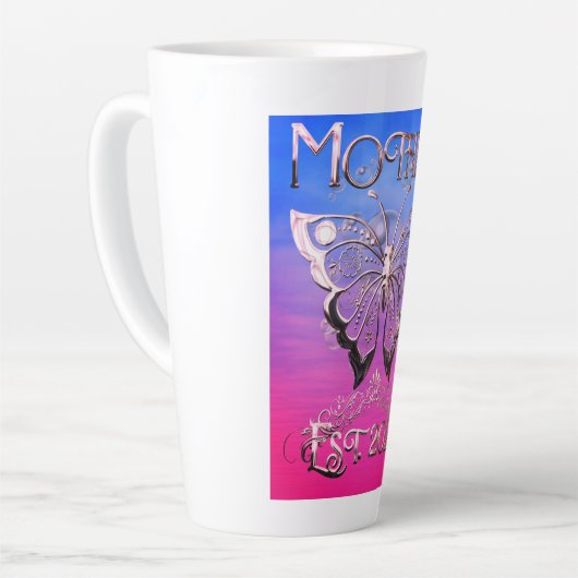 Aangepast Moeder Oost 2020 Latte Mok (Linkerhoek)