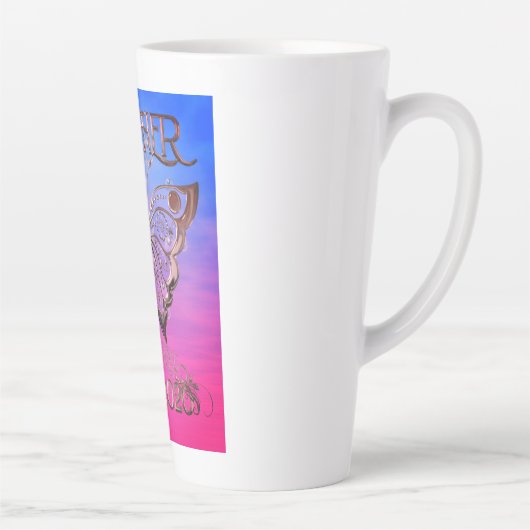 Aangepast Moeder Oost 2020 Latte Mok (Rechts)