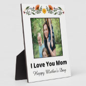 Aangepast Moederdag 8x10 Plaque met esel Fotoplaat (Zijkant)