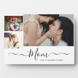 Aangepast Moederdag fotocollage Plaque Fotoplaat