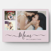 Aangepast Moederdag fotocollage Plaque Fotoplaat (voorkant)