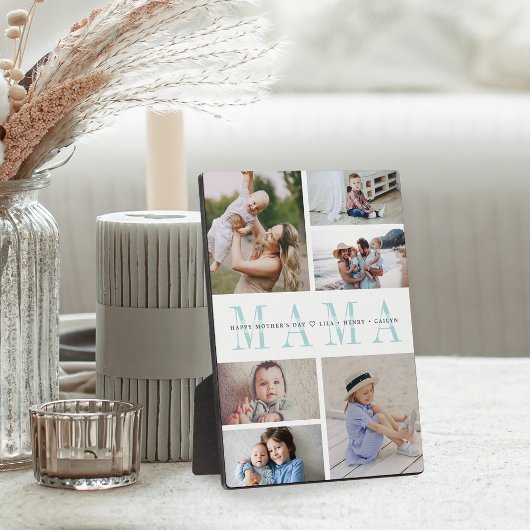 Aangepast Moederdag Kinder fotocollage Fotoplaat