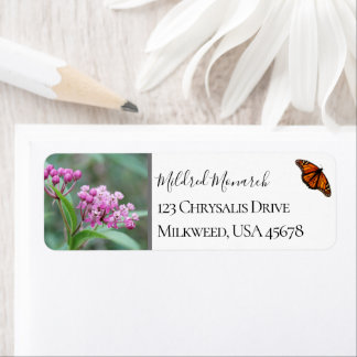 Aangepast moerasje Foto Native Wildflower Etiket