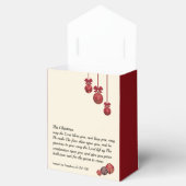 Aangepast Moge de Heer U zegenen KERSTZEGEN Bedankdoosjes (Geopend)