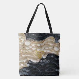 Aangepast: Monochrome Whirl Tas