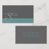 Aangepast monogram 4 visitekaartje (Voorkant / Achterkant)