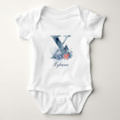 Aangepast monogram aangepaste naam | Bodysuit (Voorkant)