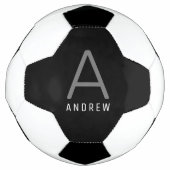 Aangepast monogram aangepaste naam voetbal (Voorkant)