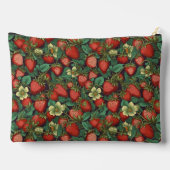 Aangepast monogram aardbeien patroon etui (Achterkant)