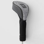 Aangepast monogram Abstract patroon Golfheadcover (Schuin)