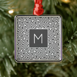Aangepast monogram Abstract Patroon ornament
