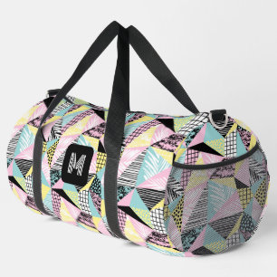 Aangepast Monogram Abstract Tropisch Patroon Plunjezak