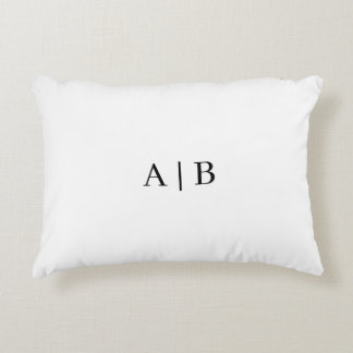 Aangepast monogram accent kussen