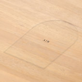 Aangepast monogram acryl uitnodigingen (Laagn)