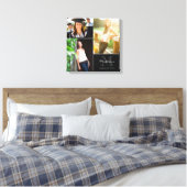 Aangepast monogram Afstuderen 2014 Foto Collage Canvas Afdruk (Insitu (Slaapkamer))