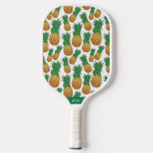 Aangepast monogram anananappelpatroon pickleball paddle (Achterkant)
