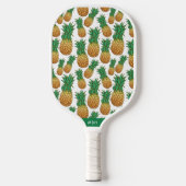 Aangepast monogram anananappelpatroon pickleball paddle (Voorkant)