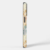 Aangepast monogram Artistiek Waterverf Patroon Case-Mate iPhone Case (Achterkant / Rechts)