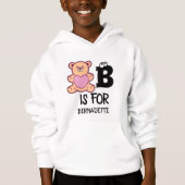 Aangepast monogram B is voor beer grappig schattig (Voorkant)