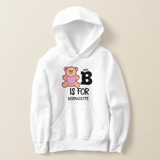 Aangepast monogram B is voor beer grappig schattig (Laagn)