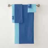 Aangepast monogram bad handdoek (Insitu)