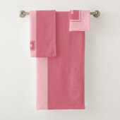 Aangepast monogram bad handdoek (Insitu)