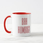 Aangepast monogram "Bah Humbug"! mok (Links)