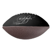 Aangepast monogram beste man american football (Gedraaid 270)