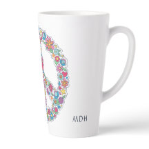 Aangepast monogram bloempyteken