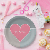 Aangepast monogram bord voor harspatroon (Feest)