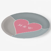 Aangepast monogram bord voor harspatroon (Gekanteld)