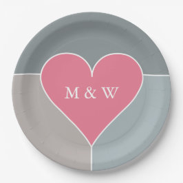 Aangepast monogram bord voor harspatroon