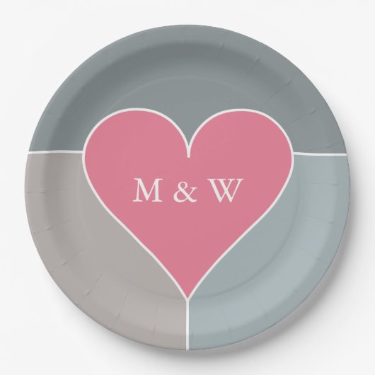 Aangepast monogram bord voor harspatroon (Voorkant)